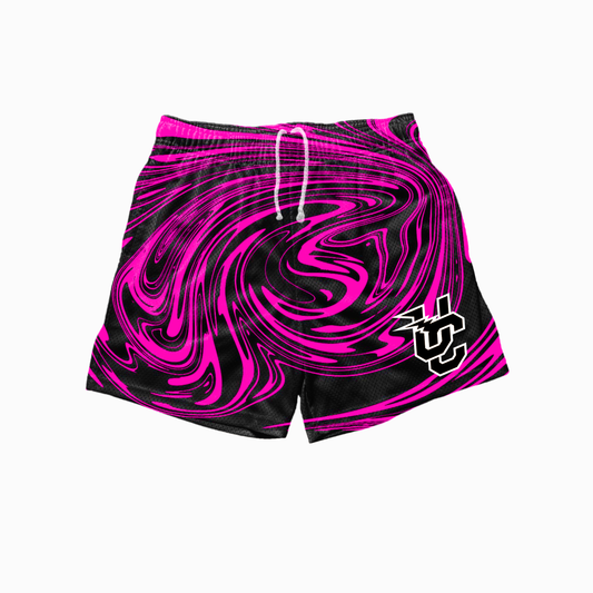 PINK FLUID SHORTS